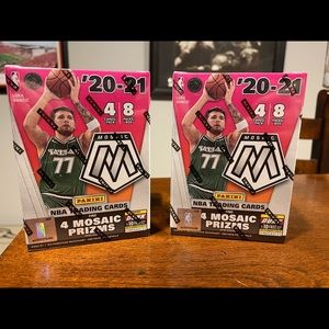 *SOLD EBAY* 2020-2021 Panini NBA Mosaic Basketball Trading Card (2) Two Blaster